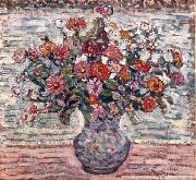 Maurice Brazil Prendergast Flowers in a Vase (Zinnias) oil painting artist